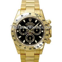 Certified Pre-Owned Rolex Daytona Yellow Gold Watch 116528