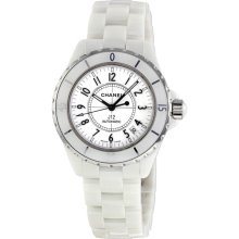 Chanel J12 White Ceramic Automatic Midsize Watch H0970