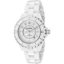 Chanel Watches Women's J12 Automatic White Dial White Ceramic White Ce