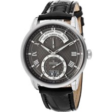 Charmex of Switzerland Watches Men's Zermatt Dark Grey Dial Stainless