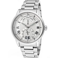 Charmex of Switzerland Watches Men's Zermatt White Dial Stainless Stee