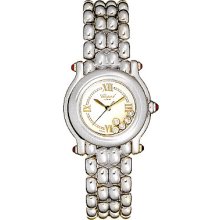 Chopard Happy Sport Diamond 18kt White Gold Ladies Watch 27/6150-21