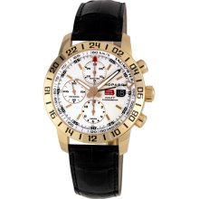Chopard Mille Miglia Mens Rose Gold GMT Chronograph Watch 161267-5001