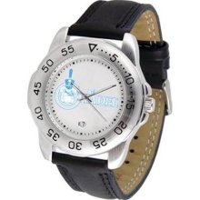 Citadel Bulldogs NCAA Mens Leather Sports Watch ...