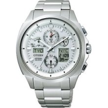 Citizen Attesa Eco-drive Atv53-3021 Solar Radio Men's Watch Ems Express