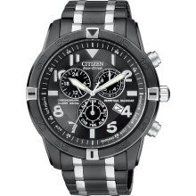 Citizen Eco-Drive Alarm Chronograph Perpetual Mens Watch BL5478-55E