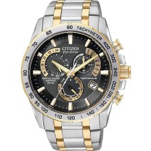 Citizen Eco-Drive Chronograph Two-Tone Men's Watch AT4004-52E