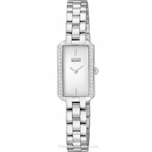 Citizen Eco-Drive Ladies Silhouette Crystal Watch Stainless EG2780-59A