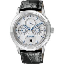 Citizen Eco-drive Moon Phase Calibre 8651 Bu0030-00a Mens Watch