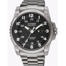 Citizen Eco-Drive Super Titanium Shock Proof Mens Watch BJ8070-51E