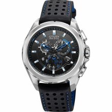 Citizen Ecodrive Proximity Bluetooth Chronograph Leather Mens Watch