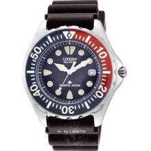 Citizen Gents Divers Rubber Strap Eco-Drive BN0001-01L Watch