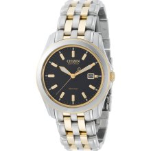 Citizen Men's BM6734-55E Eco-Drive Two-Tone Black Dial