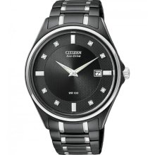 Citizen Mens Diamond Eco Drive Watch