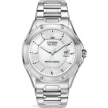 Citizen Mens Signature Octavia Perpetual Calendar Silver BL1270-58A