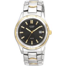 Citizen Quartz Mens Two Tone Stainless Steel Watch