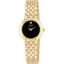 Citizen Round Ladies Watch w/ Mineral Glass Crystal Promotional