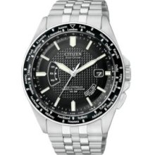 Citizen Silver Men's Eco Drive Perpetual Calendar Watch