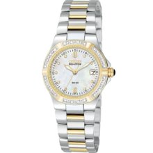 Citizen Watch, Womens Eco-Drive Riva Two Tone Stainless Steel Bracelet