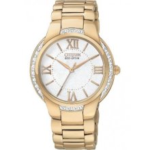 Citizen Womens Ciena Eco-Drive Rose Gold Tone Watch