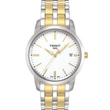 Classic Dream Men's Quartz Watch - White Dial with Stainless Steel Bracelet