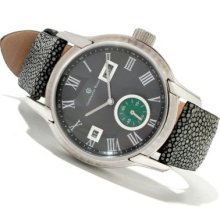 Constantin Weisz Men's Automatic Stainless Steel Stingray Strap Watch