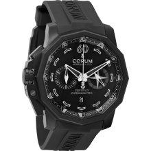 Corum Men's 'Admiral Cup' Black Chronograph Dial Automatic Watch