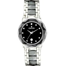 Croton CN307054BKBK Men's Swiss Quartz Ceramic & SS Black Dial Wa ...