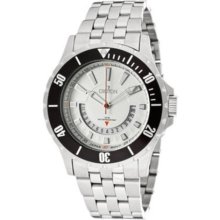 Croton Men's Stainless Steel Black / White Casual Sport Watch Ca301236ssdw