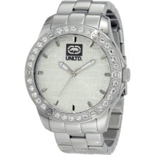 Crystals MARC ECKO UNLTD The Wire New Mens Round Watch Steel Bracelet