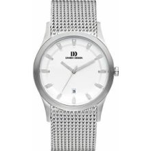 Danish Design Men s IQ62Q972 Stainless Steel Mesh Analog Watch