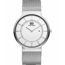 Danish Design Men s IQ62Q986 Stainless Steel Mesh Analog Silver Watch