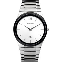 Danish Design Mens Stainless Steel Stainless Watch - Silver Bracelet - Silver Dial - DDSIQ62Q880