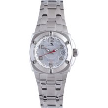 Diadora Women's Silver Dial Stainless Steel Date Watch