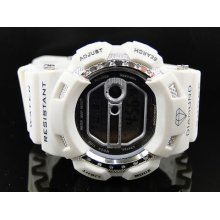 Diamond Shock D-shock King Master All White Rubber Digital Sports Watch