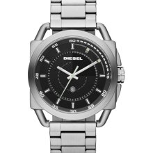 DIESEL 'Descender' Bracelet Watch, 50mm Silver/ Black