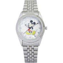 Disney Mens Stainless Steel Mickey Watch