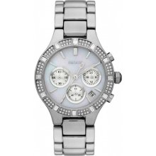 DKNY Baguette Glitz Chronograph Ladies Watch NY8507