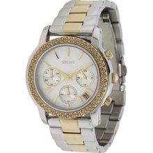 DKNY Glitz Mother-of-Pearl Dial Women's Watch #NY8431