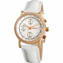 Dkny Goldtone Chronograph Ladies Watch