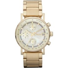 DKNY Watch, Womens Chronograph Gold-Tone Stainless Steel Bracelet NY43