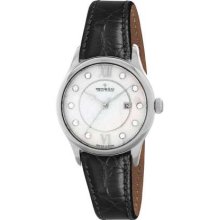 Dreyfuss Ladies Mother of Pearl Stone Set DLS00040/07 Watch