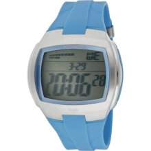 Dunlop DUN-1G04 - Dunlop Men Digital Chronograph Watch, Light Blue Dial Details And Rubber Band.