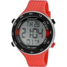 Dunlop Watches Men's Vision Digital Multi-Function Red Rubber Red Rub
