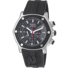 Ebel Mens 1911 Tekton Black Dial Chronograph Watch 9137l83-6335n06gs