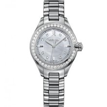 Ebel Onde Diamond 30mm Watch - Mother of Pearl Dial, Stainless Steel Bracelet 1216096 Sale Authentic