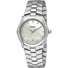 Ebel Women's 'Classic Sport Grande' Mother of Pearl Dial Diamond Watch