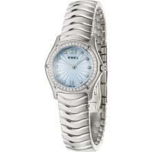 Ebel Women's Classic Wave Stainless Steel Case and Bracelet Diamond