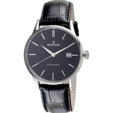 Edox Men's 70162 3 NIN Date Les Vauberts Watch ...