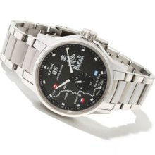 Edox Men's Dakar Limited Edition Swiss Made Quartz Stainless Steel Bracelet Watch